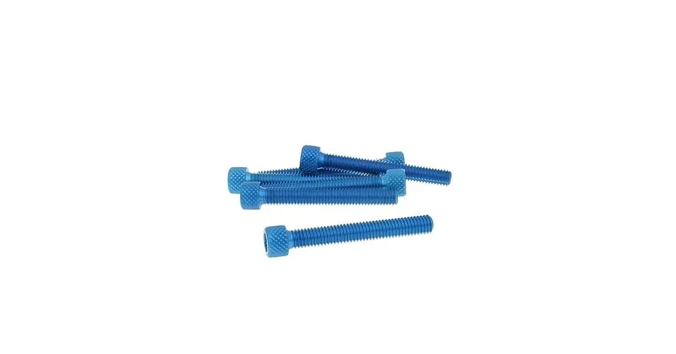 Csavar szett hatszögletű alumínium kék 6 db-os M6x45 V-parts Különleges ajánlat