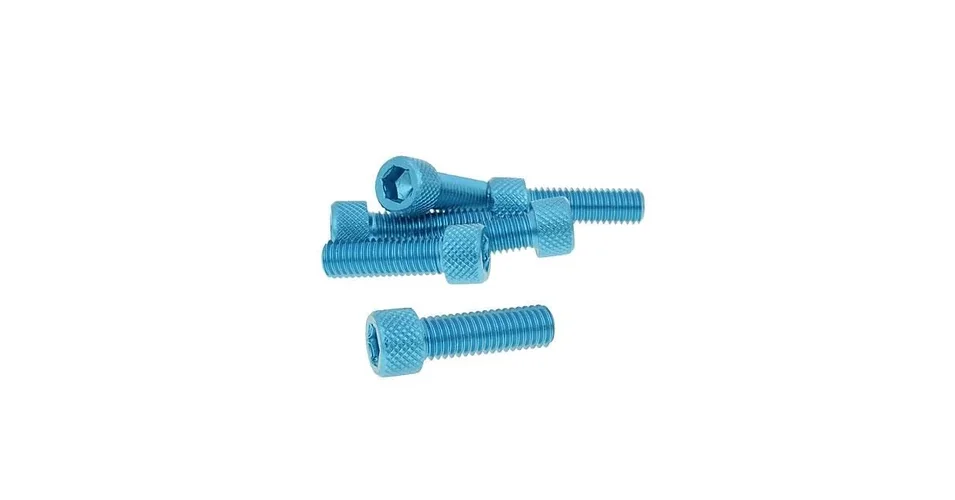 Expressz kézbesítés Csavar szett hatszögletű alumínium kék 6 db-os M8x25 V-parts
