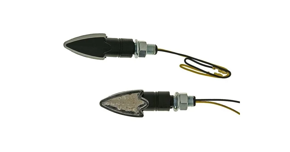 Kiárusítás Index pár M10 LED fekete Arrow univerzális V-parts