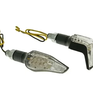 Végkiárusítás Index pár M10 LED fekete Sidewinder univerzális V-parts