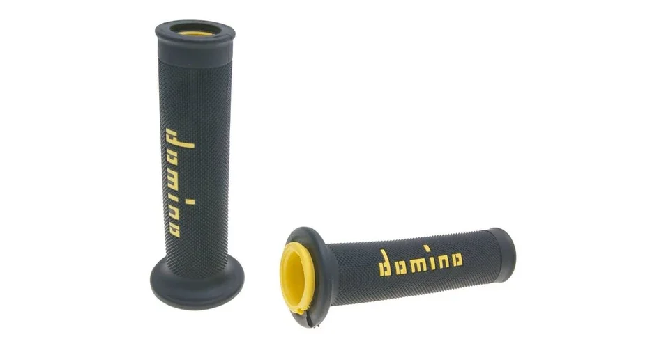 Markolat pár fekete-sárga nyitott on-road Domino A010 Prémium