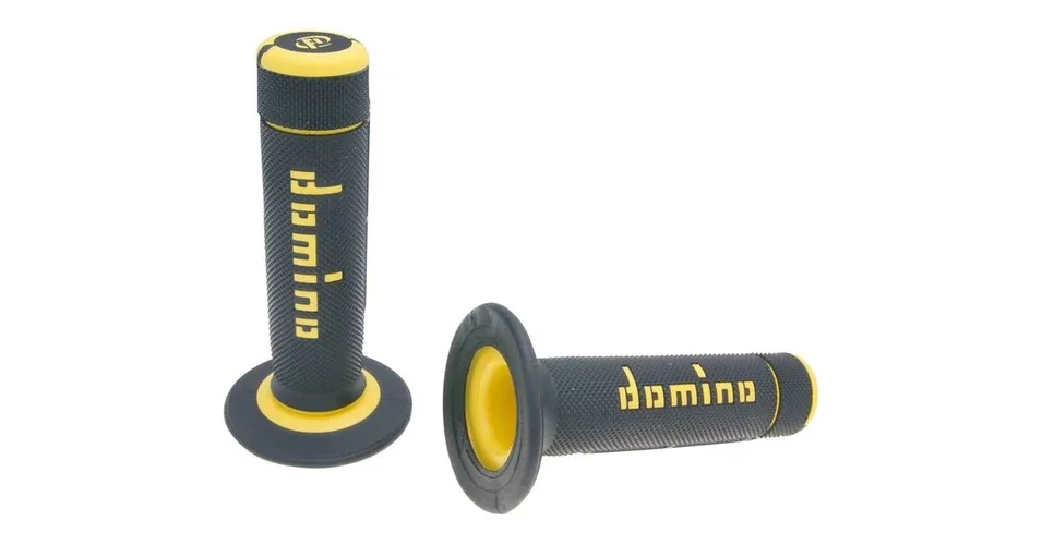 Markolat pár fekete-sárga off-road Domino A020 Biztonságos vásárlás