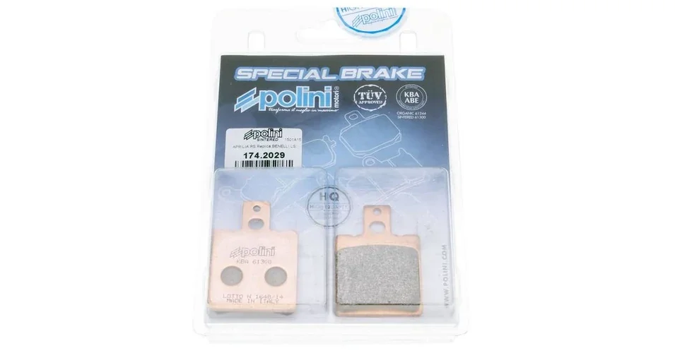 Fékbetét pár Aprilia RS, RX, Beta RR, Generic Trigger, KSR Moto szinterezett Polini Akció