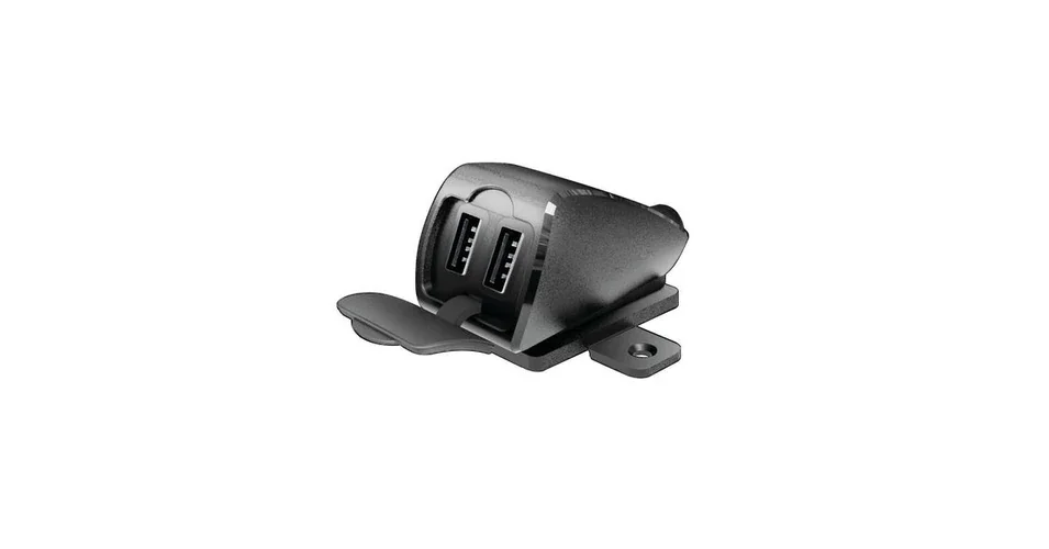 USB töltő (dupla, esőálló) csavaros/kétoldalas ragasztós rögzítés 5400 mA - 12/24V Univerzális Lampa Accessories Gyors szállítás