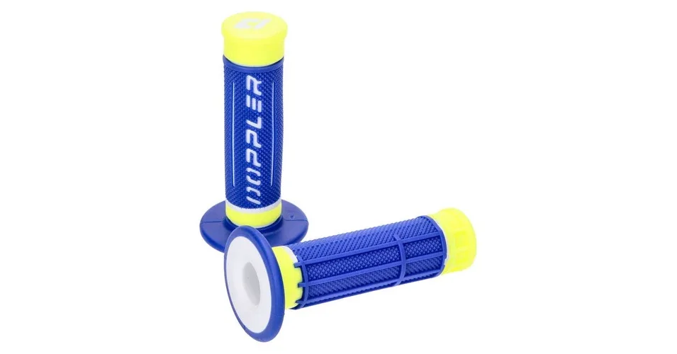 Markolat pár 22/24mm kék-fehér-neon sárga Doppler Grip 3D Azonnali szállítás