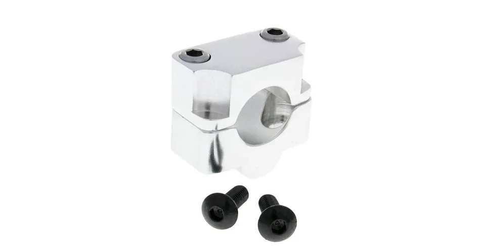 Prémium Kormány tartó adapter 22-28,6 mm ezüst V-parts