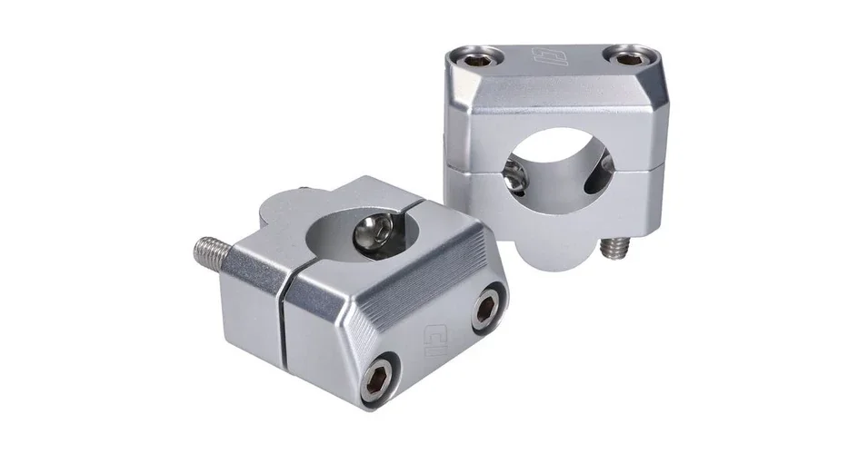 Korlátozott ajánlat Kormány tartó adapter szett 22 mm - 28,6 mm ezüst Doppler