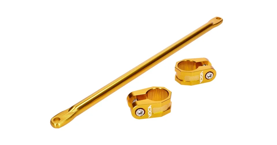 Kormány keresztrúd szett arany (22,2 mm átmérőjű és 805 mm hosszú kormányhoz) Voca Racing Szuper akció