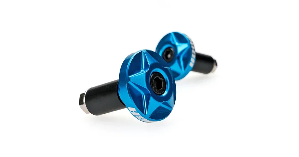 Kormányvég 14mm kék CNC Voca Racing Akció