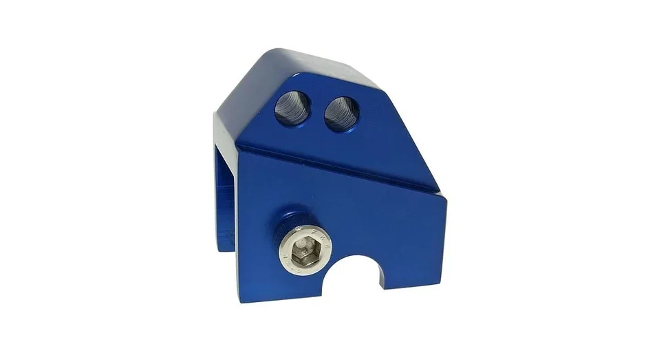 Teleszkóp emelő Piaggio kék 2 lyukas CNC-mart V-parts Biztonságos vásárlás