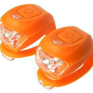 Villogó - 2LED SILICON - Narancs Kedvezmény