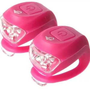 Villogó - 2LED SILICON - Magenta Gyors szállítás