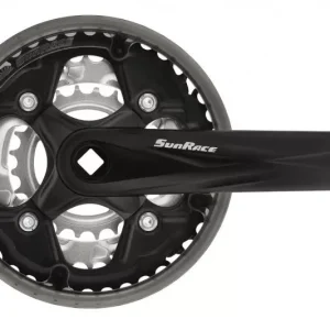 Vedd meg online Sunrace FCM500 42/34/24T négyszögtengelyes hajtómű [fekete, 170 mm]