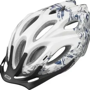 ABUS kerékpáros sisak - Arica - fehér/ezüst - L Alacsony ár