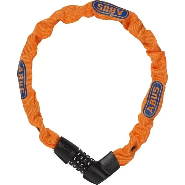ABUS láncos lakat - 1385/75 Tresor 1385 - neon narancs Gyors kiszállítás