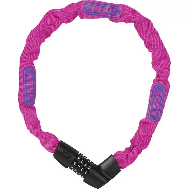 ABUS láncos lakat számzárral Tresor 1385/75, neon pink (6mm) Árengedmény