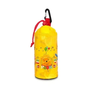 Akciós ár Disney kulacs és palacktartó textil - Micimackó - 0,33l & 0,5l citromsárga