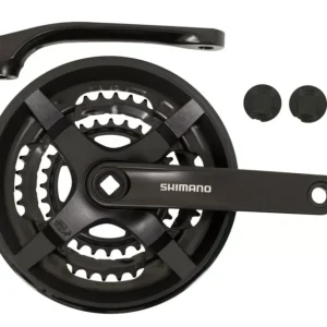 Szuper akció Alu hajtómű 28-38-48T 170mm 3/32 Shimano FC-TY 301 porvédővel
