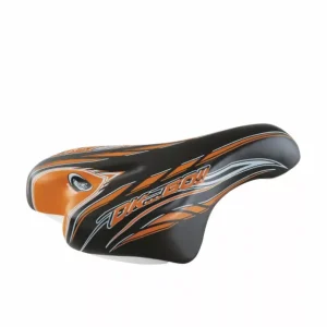 Akció Nyereg "OK-GO" gyerek fekete/narancs 16" Selle MonteGrappa