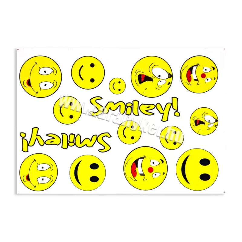 Akció Matrica-szett smiley 2