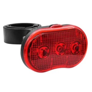 Ajánlat Elemes hátsó lámpa - 3 led - nyeregcsőre - bilincses